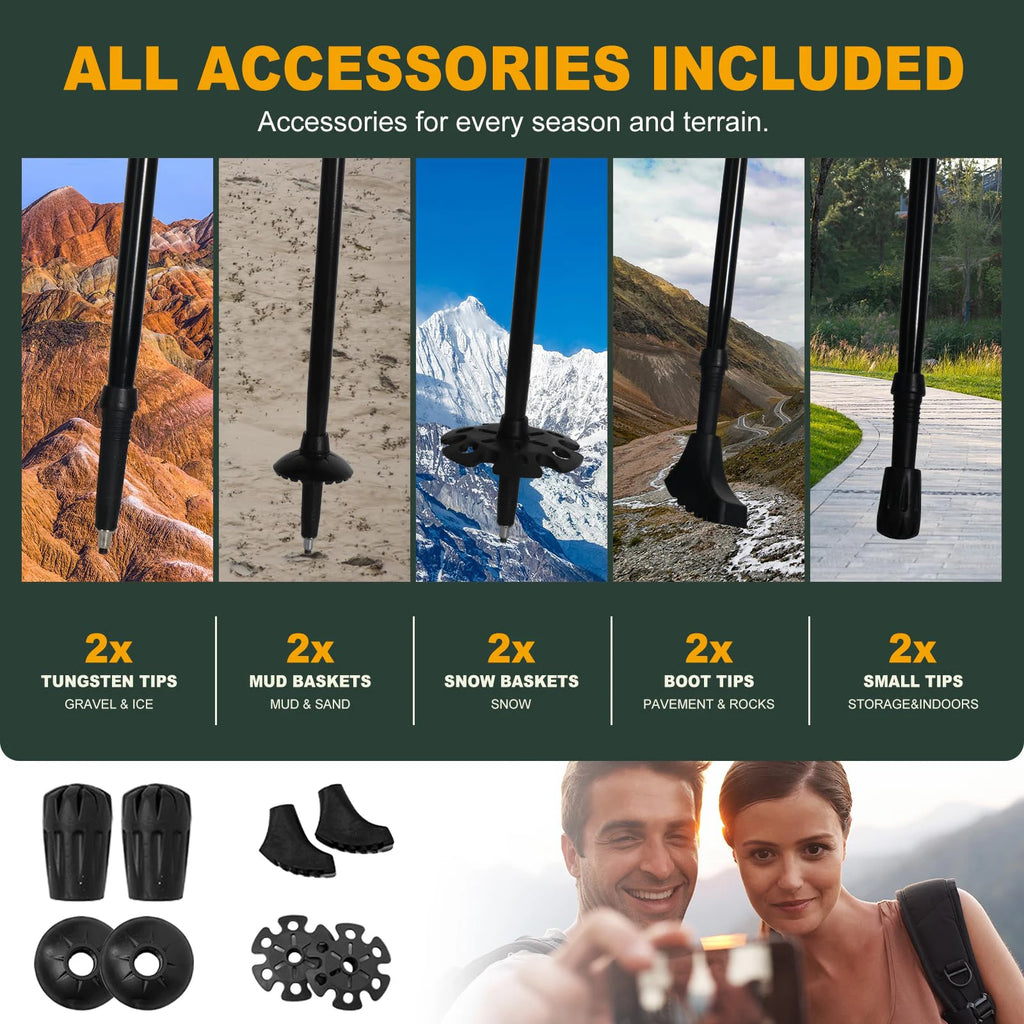 Ultralight Aluminum Alloy Trekking Pole