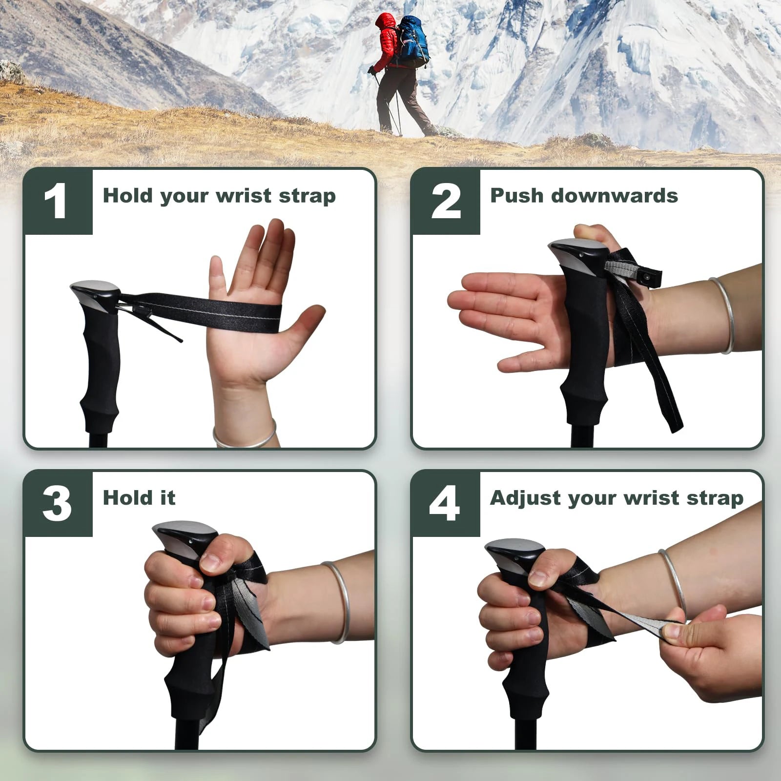 Ultralight Aluminum Alloy Trekking Pole