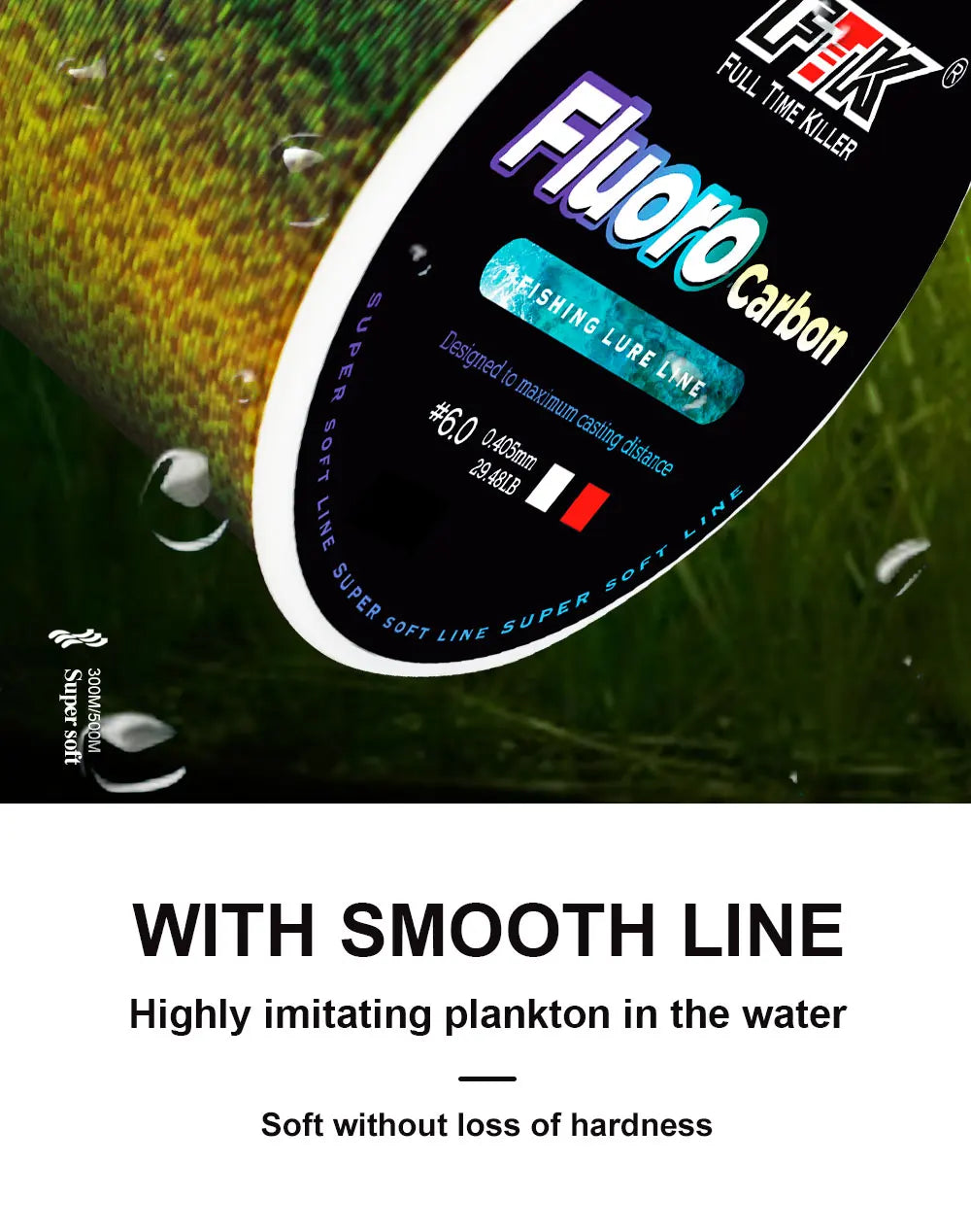 Invisible Fishing Line Speckle Fluorocarbon Coating Line