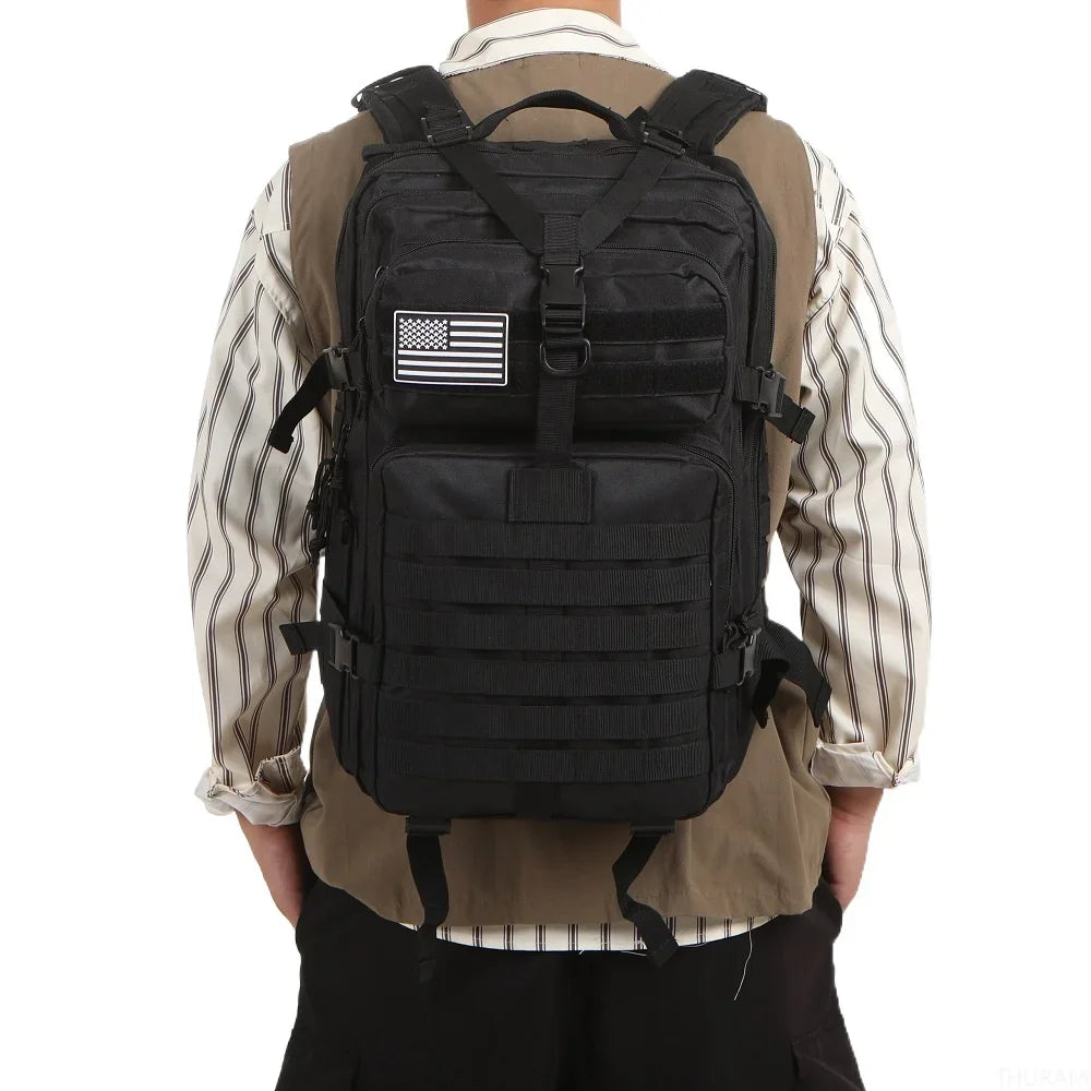25L/50L  Nylon Waterproof  Backpack Outdoor Rucksacks