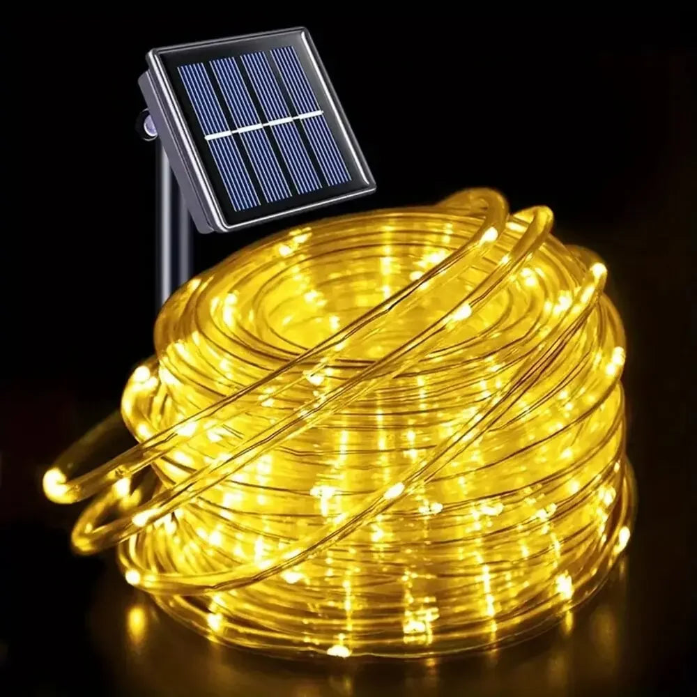 Outdoor Solar Tube Rope Led Light colored