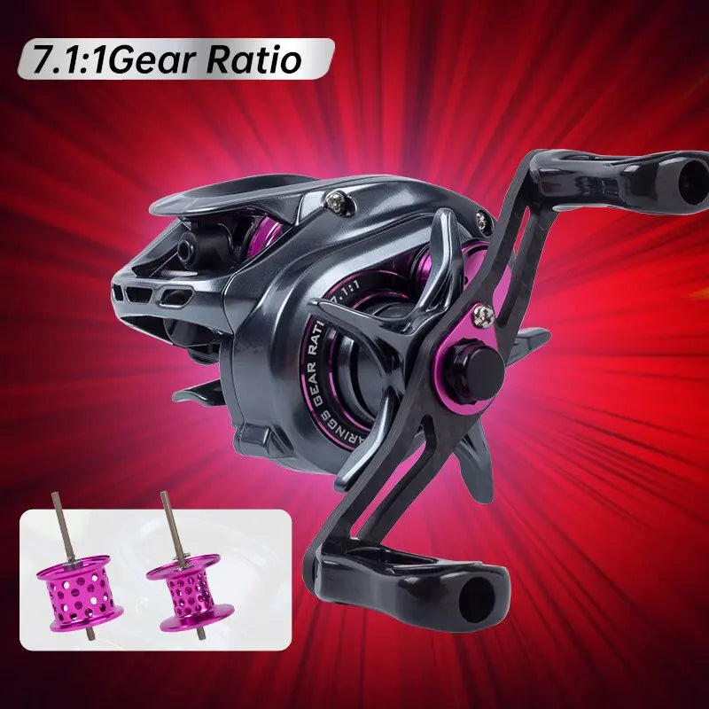 Kingdom Baitcasting Fishing Reel 135g Ultra Light