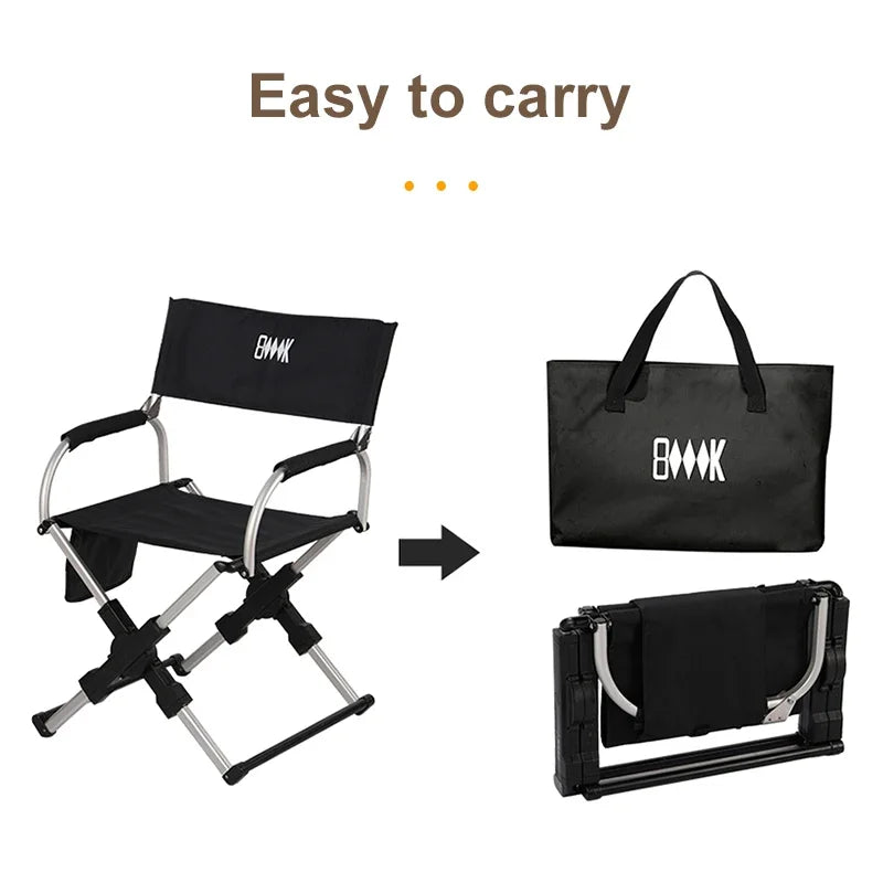 Outdoor Foldable Director's  Chair Aluminum Alloy
