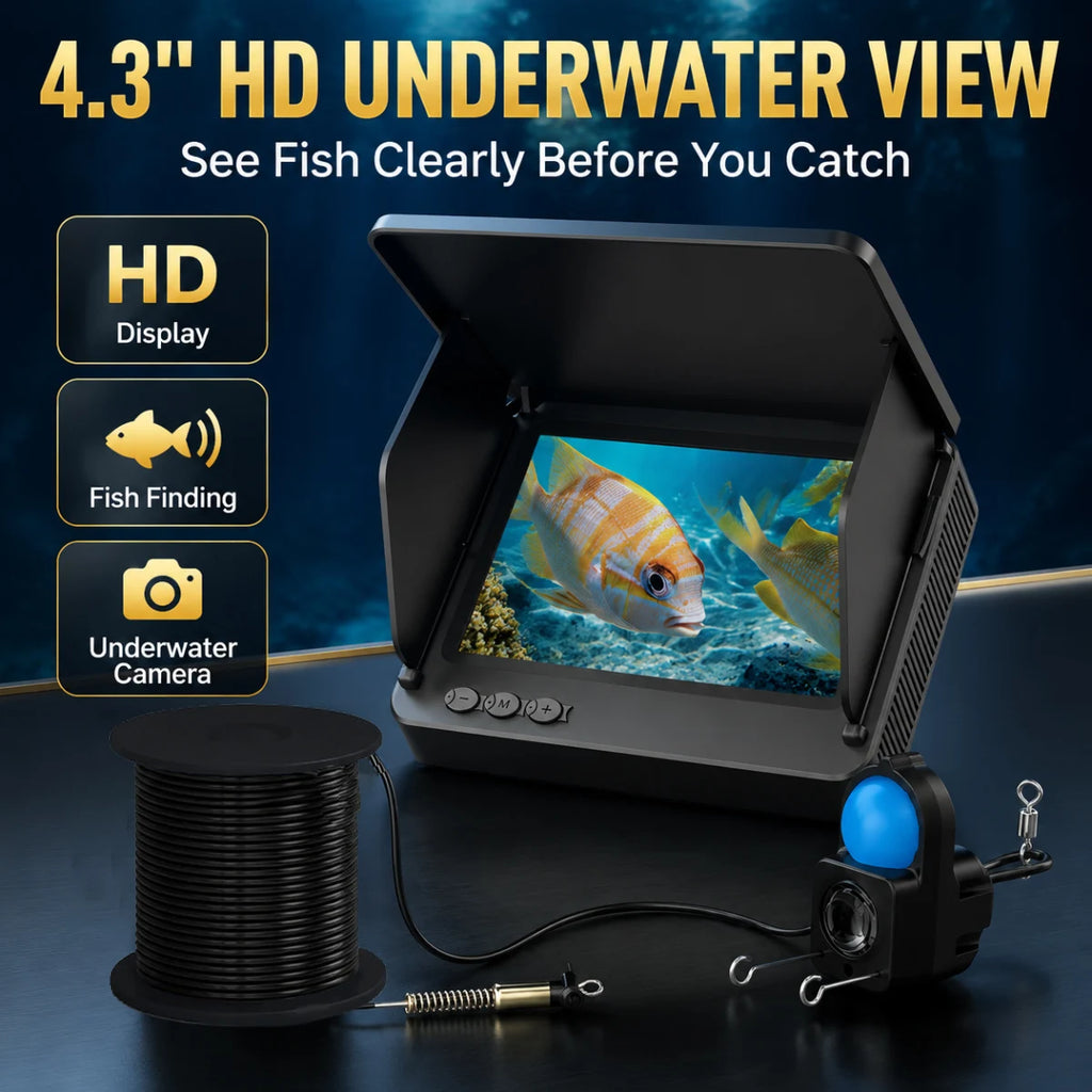 Ice Fishing Camera 1080P HD Infrared Night Vision Portable Underwater for Winter Lake  Fishing