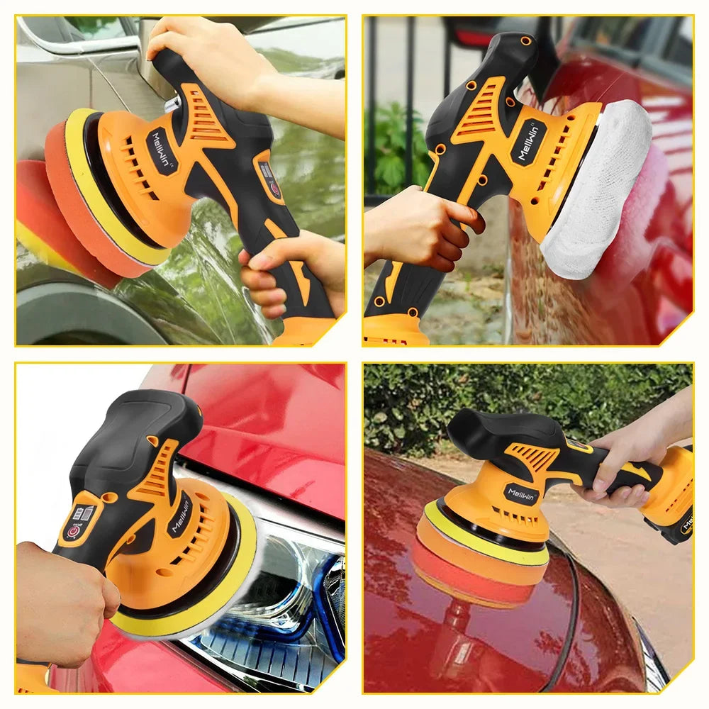 Digital Display Cordless Electric Polishing Waxing Sanding Machine