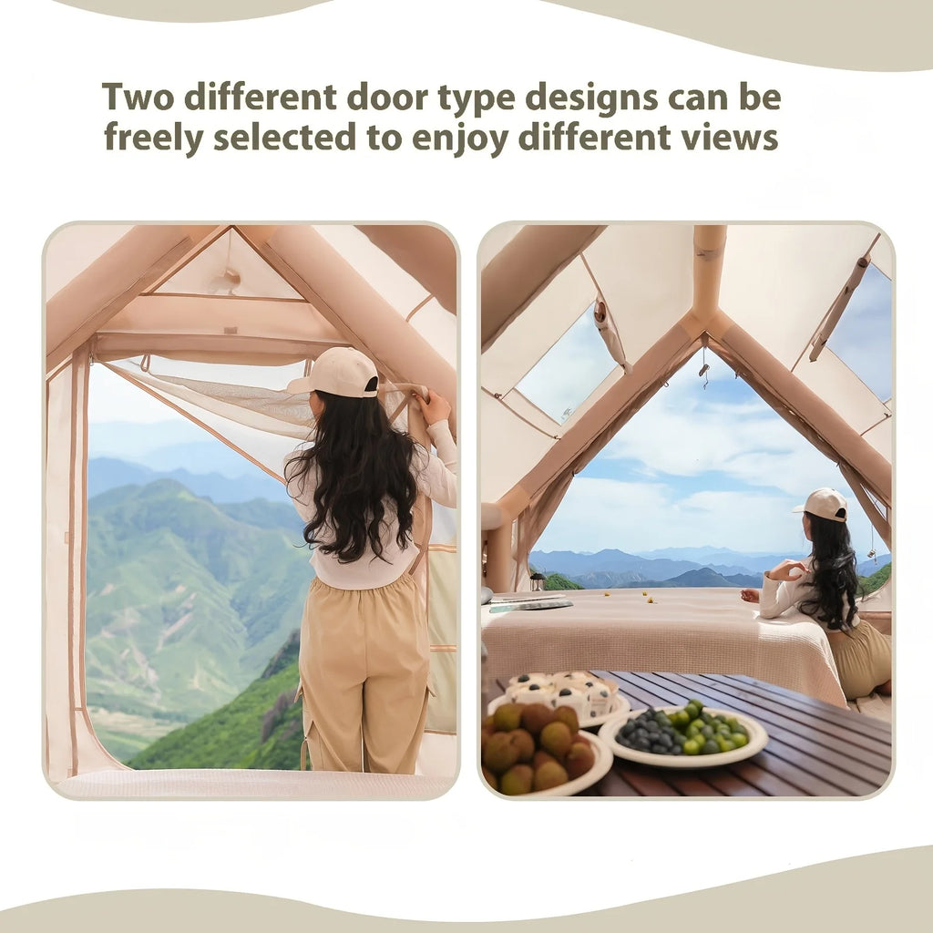 Large Inflatable Camping Tent with Skylight,