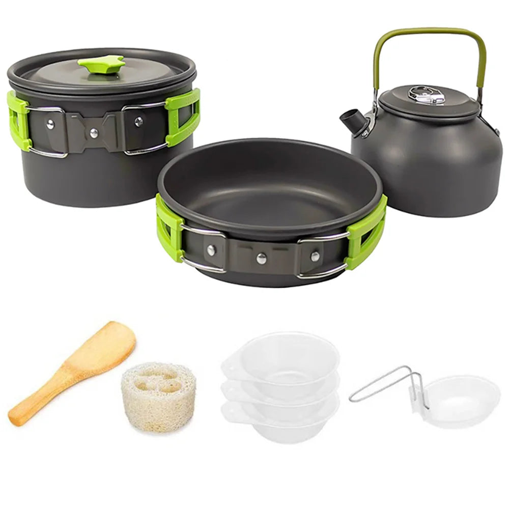 Camping Cookware Travel ware  For 2-3  Non-stick