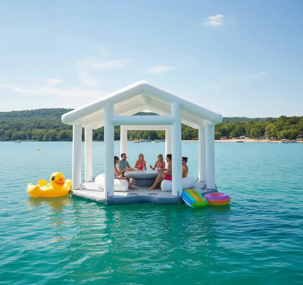 Water Party Inflatable Floating Dock Platform Sofa Boat