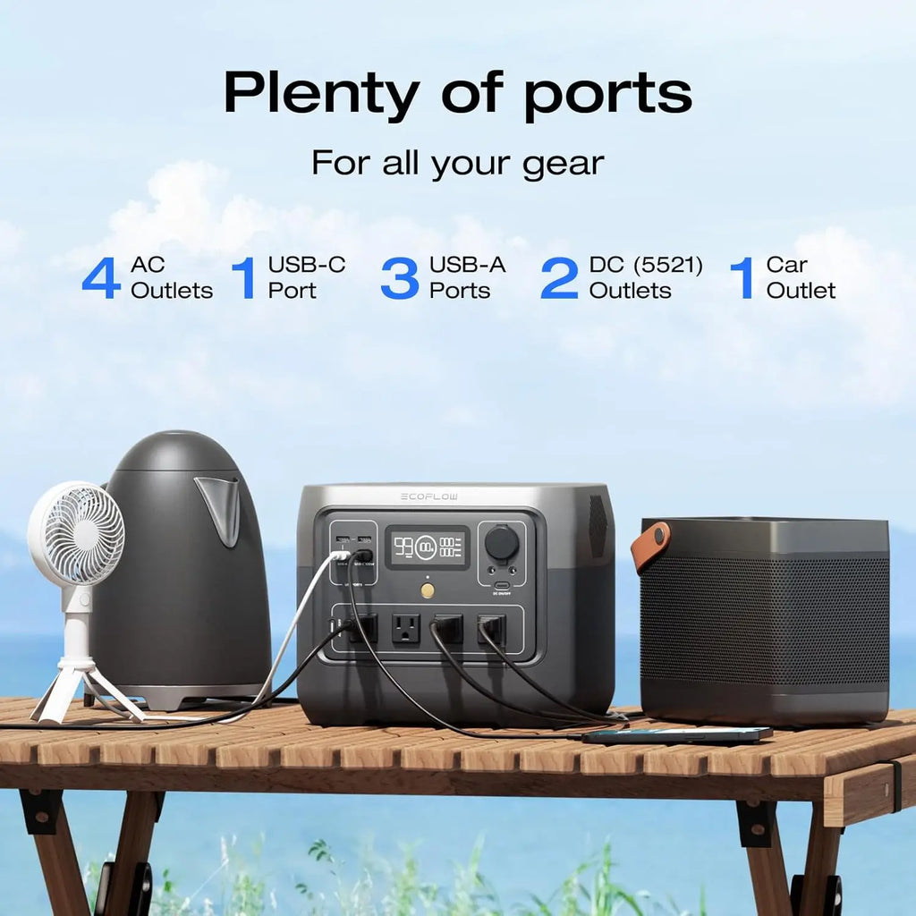 Power Station  4 AC Outlets, Solar Generator
