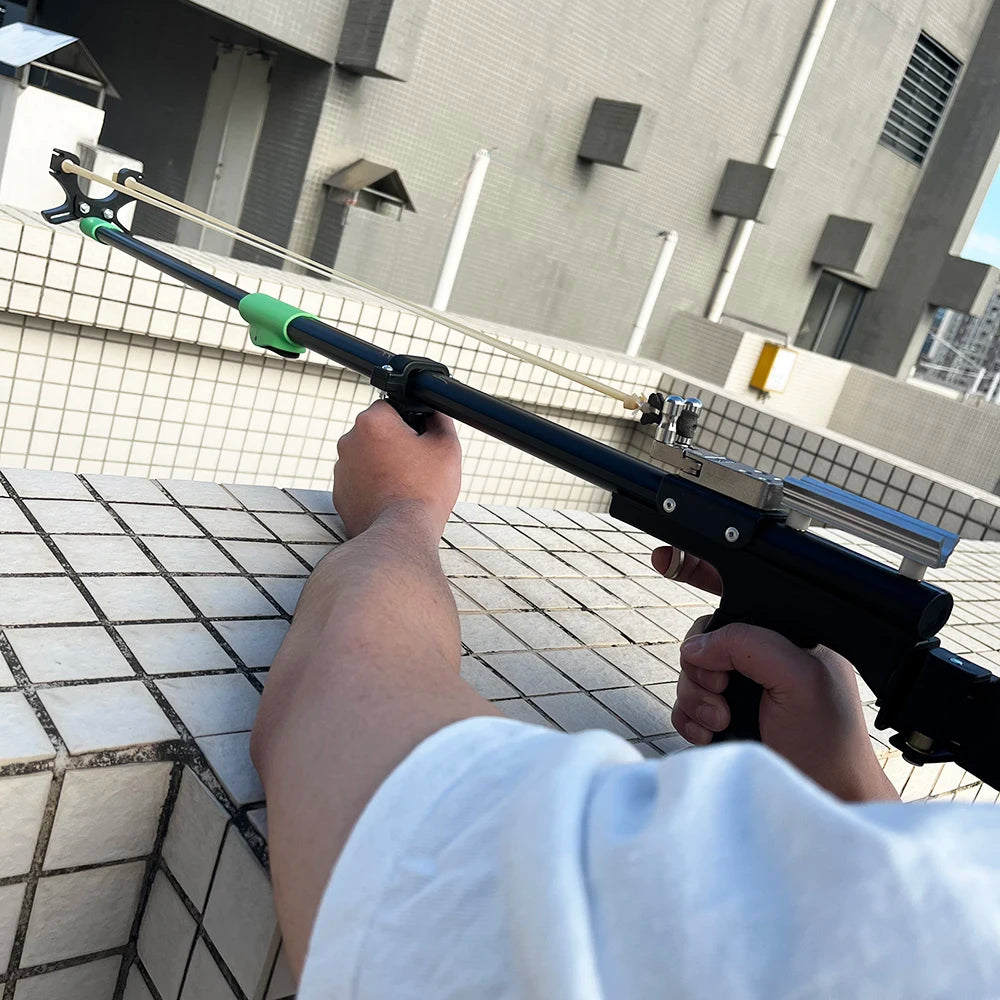 Powerful metal slingshot