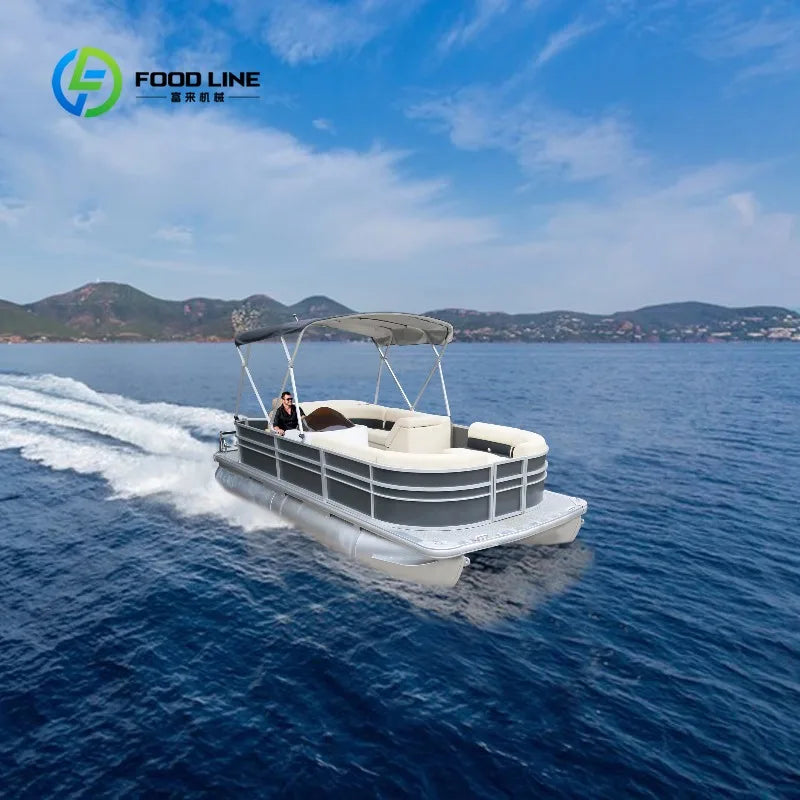 High Speed Luxury Jet Boat Aluminum Hull Inboard Engine