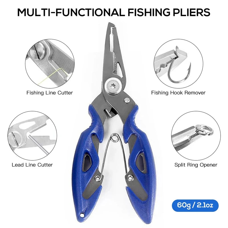 263pcs  Fishing set With Tackle Box Including Plier