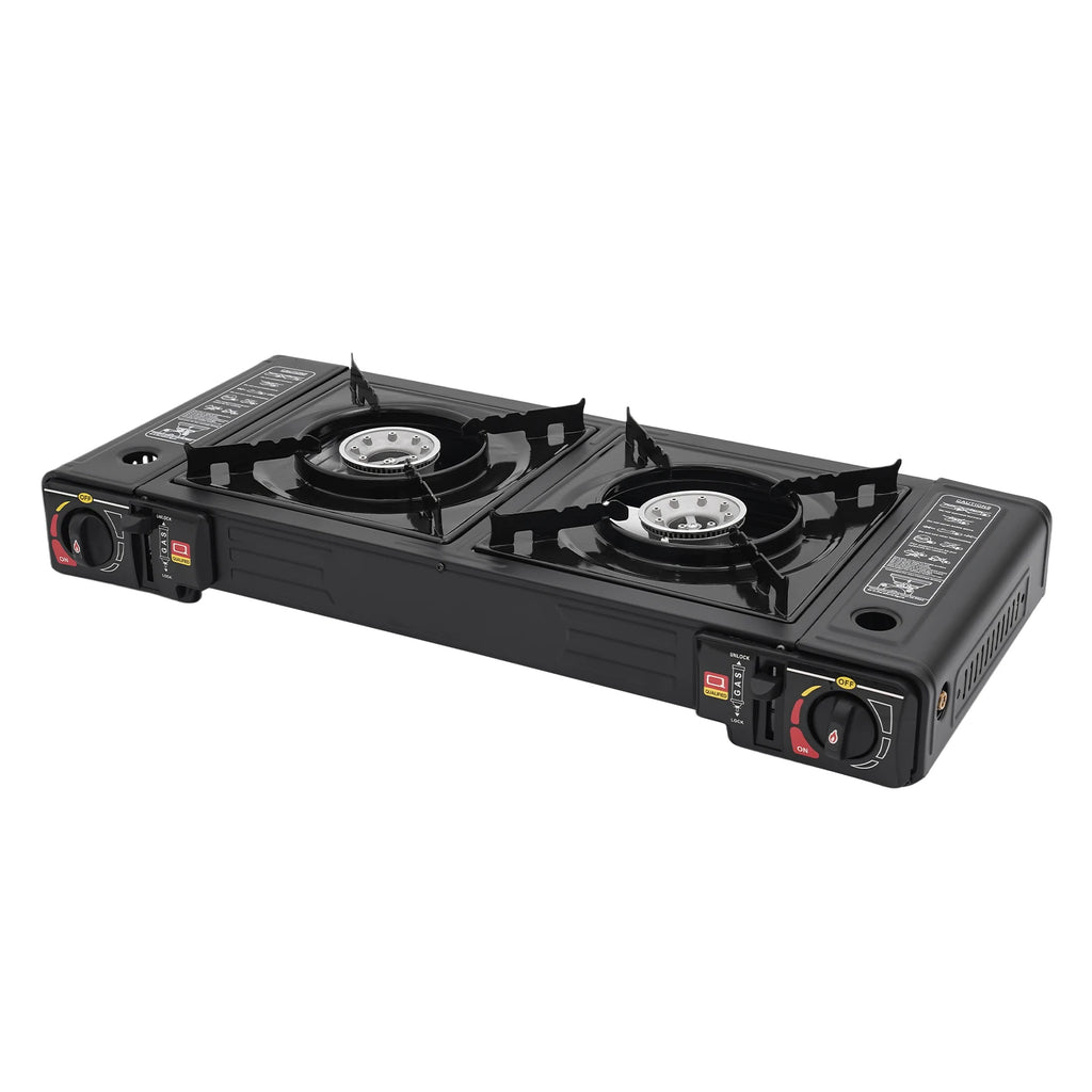2 Burners Portable Camping Stove,