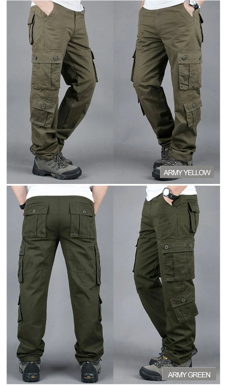 Men's Tactical  Cotton Cargo Hiking Pants