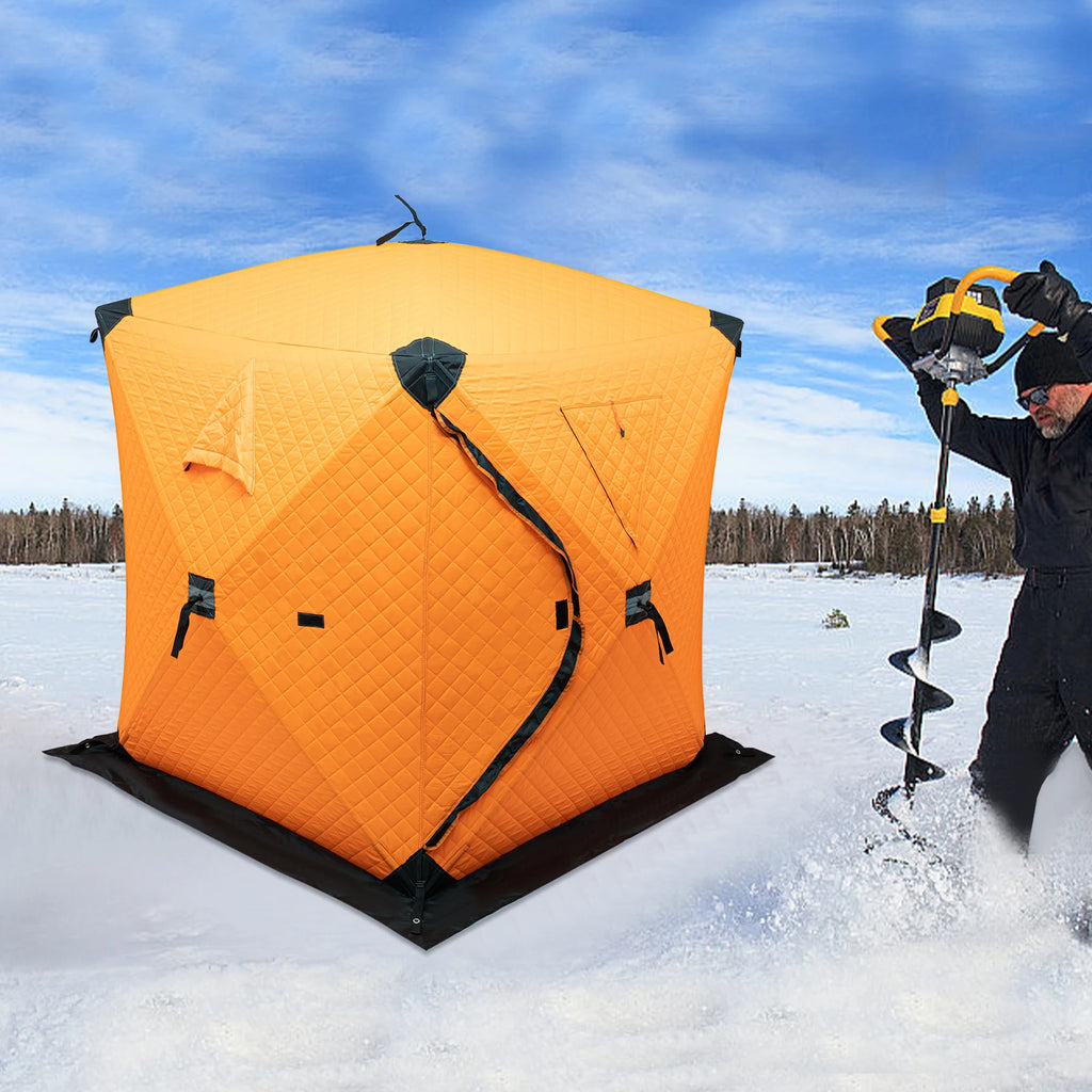 Orange/Blue/Red/Camouflage Ice Fishing Tent