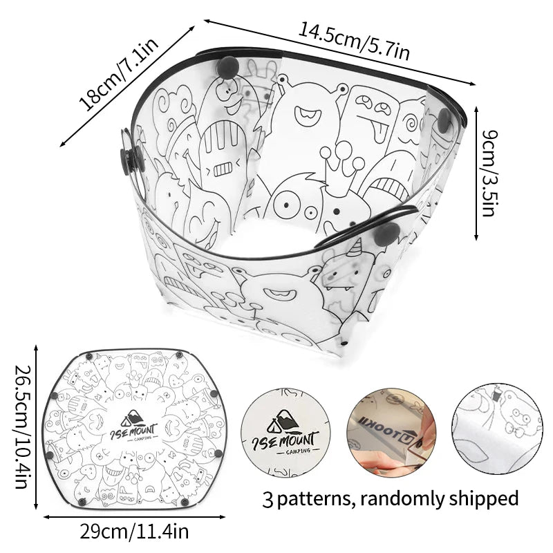 Lightweight Foldable Bowl Cups  Multi-purpose Tableware's