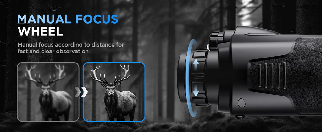 4K Night Vision Binoculars for Adults With Tactical Light,