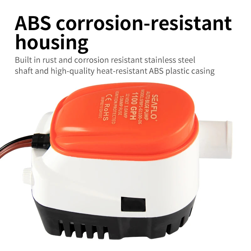 Small Bilge Pump 12V24V Yacht  Boat  Submersible
