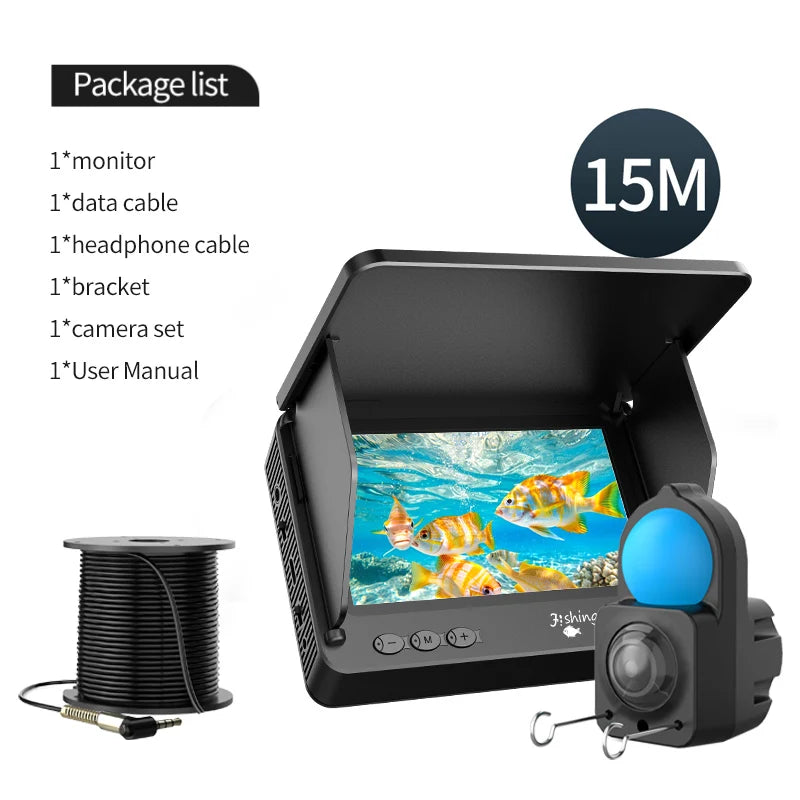 Ice Fishing Camera 1080P HD Infrared Night Vision Portable Underwater for Winter Lake  Fishing