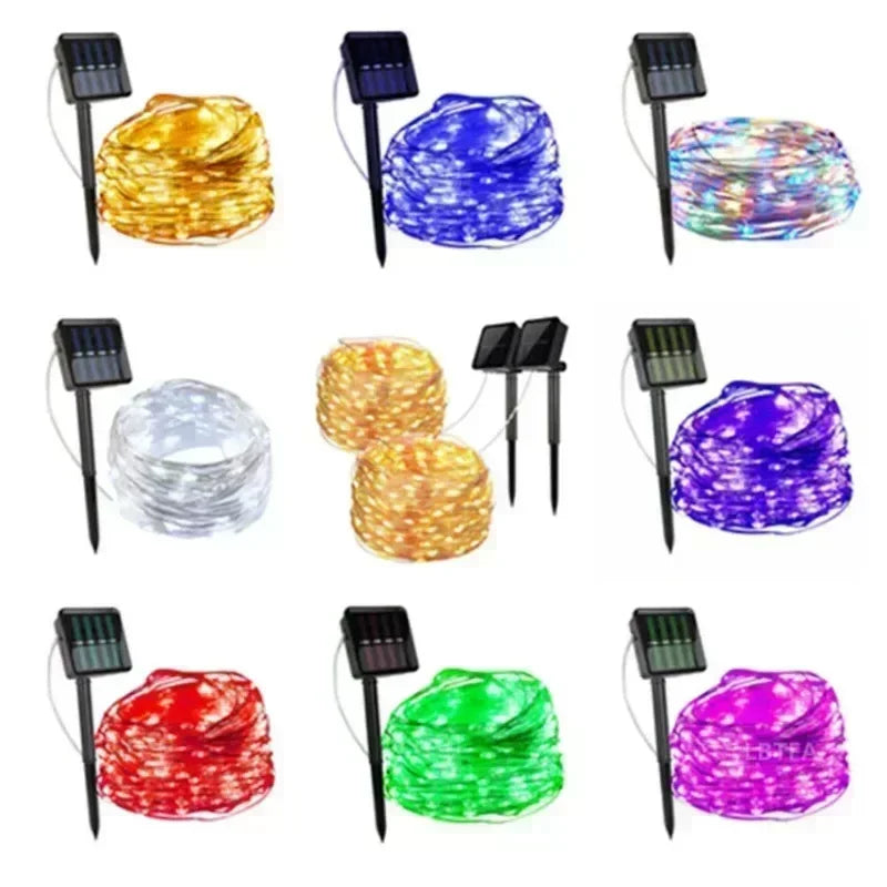 7M/12M/22/32M Solar Led Fairy String Lights
