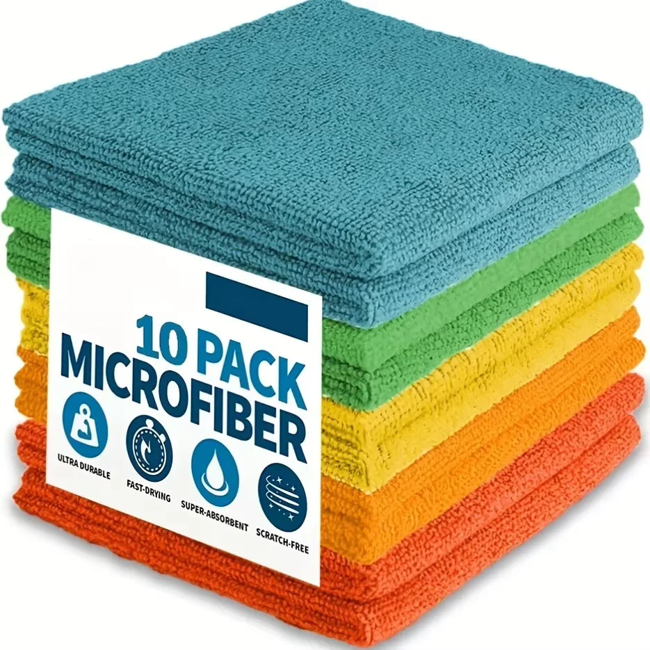 5/10/20pcs Kitchen Towel, micro Fiber Light Gray