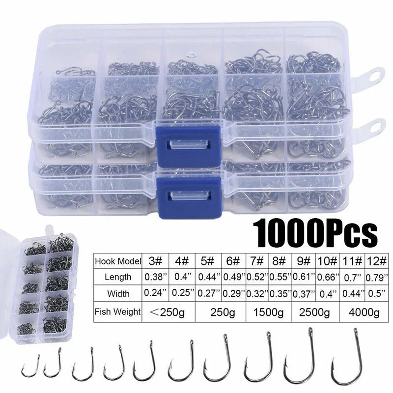 Fishing Hooks Carbon Steel Strong