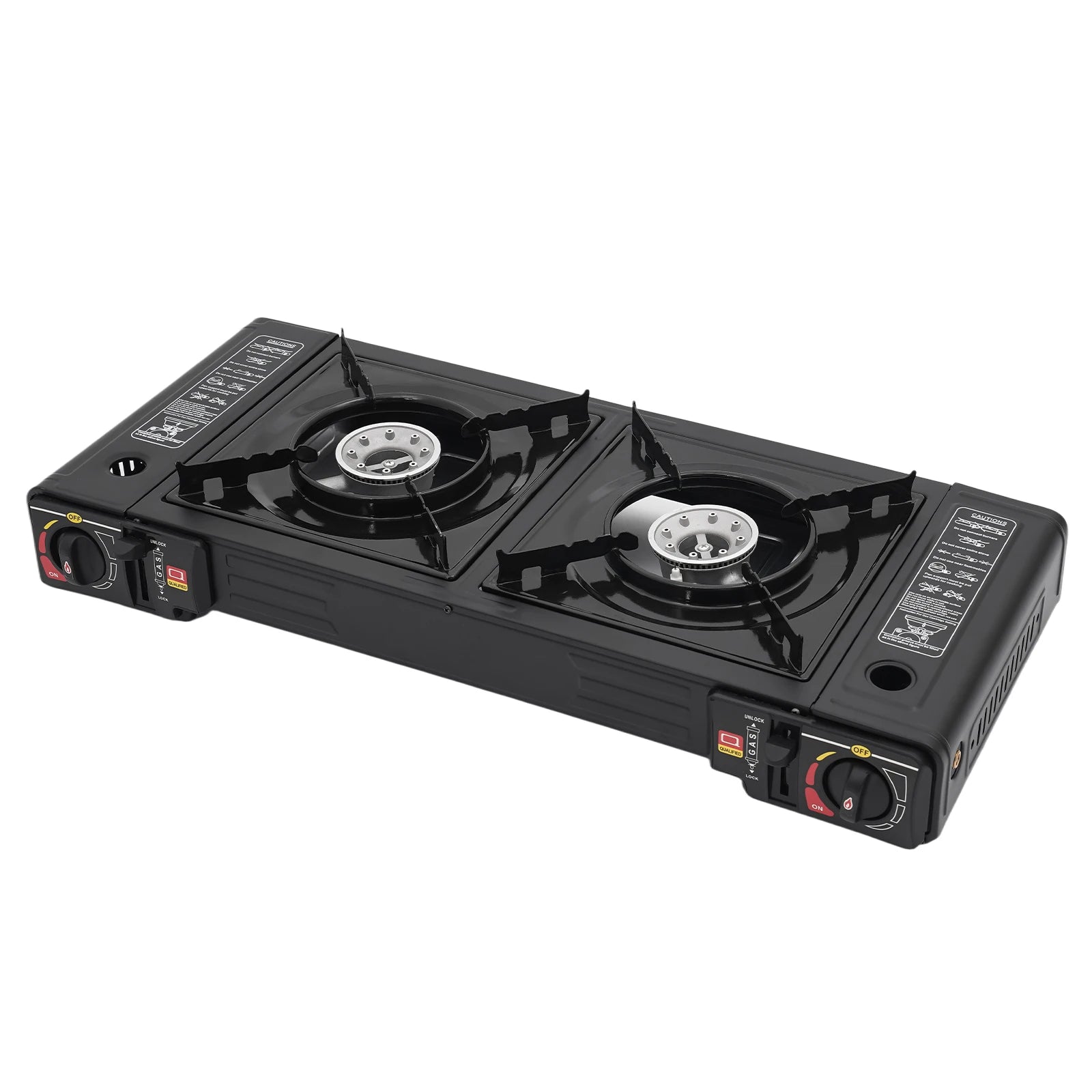 2 Burners Portable Camping Stove,