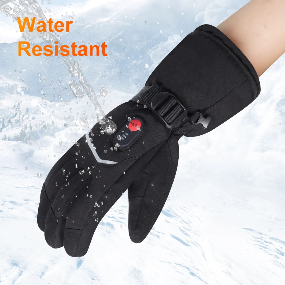 7.4V Electric Rechargeable  heated Gloves Waterproof