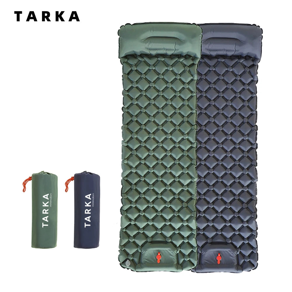 Inflatable Camping Mats Air Mattress With Pillow