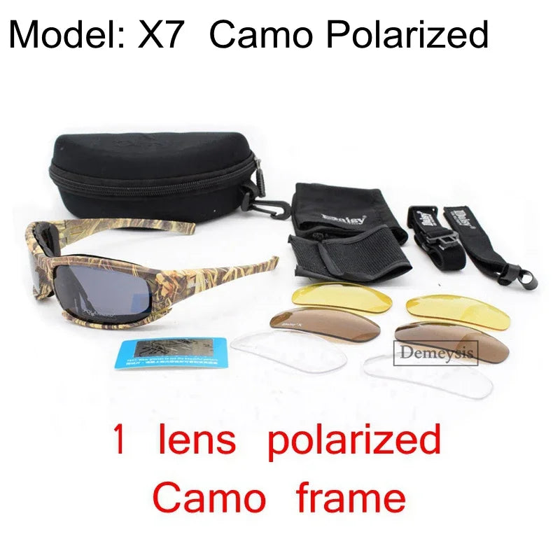 Tactical Polarized Glasses Outdoor Sport Goggles Sunglasses