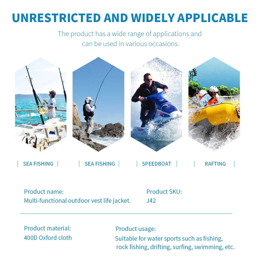 High Buoyancy Fishing  Life Jacket