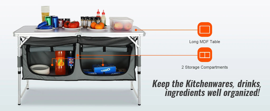 Kitchen Quick set-up Folding Camping Table