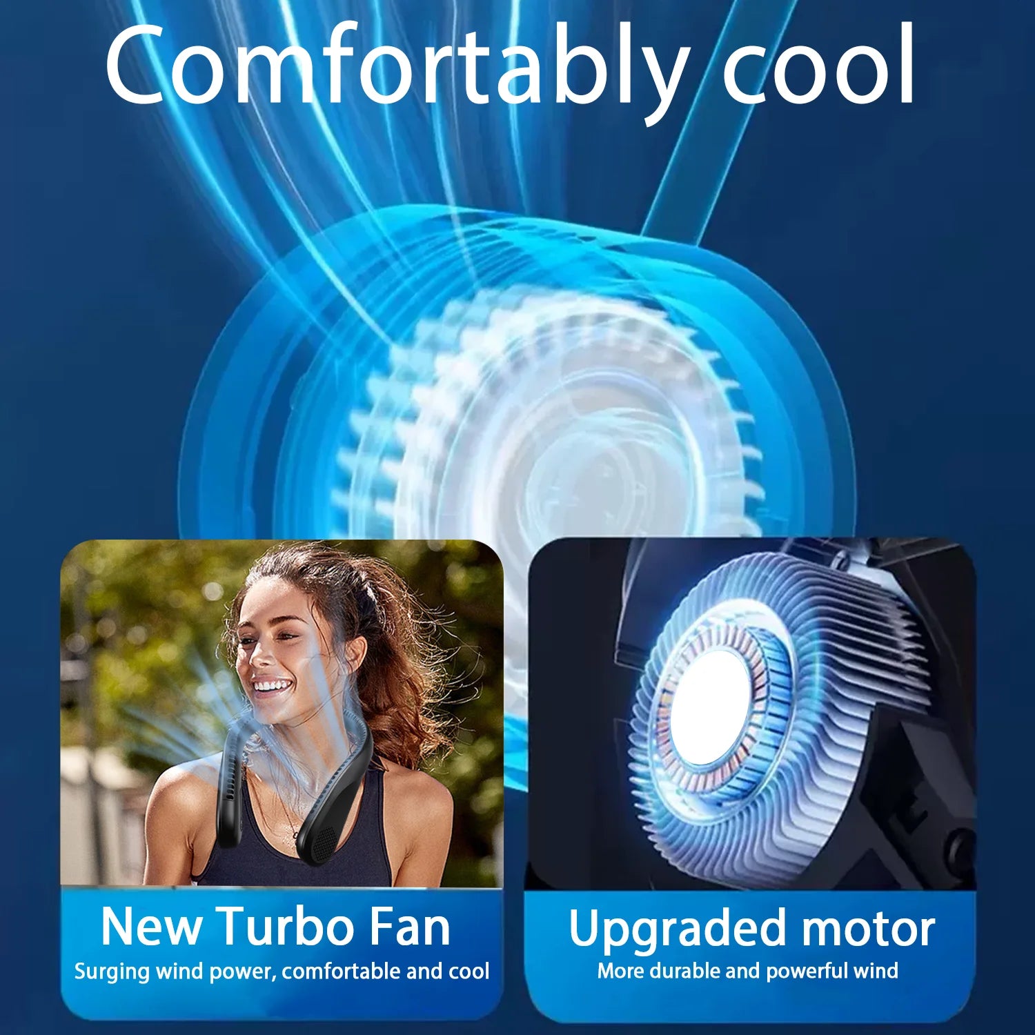 Rechargeable Neck Fan,