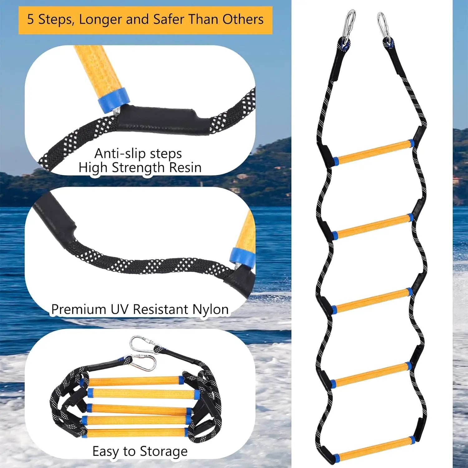 Marine Rope Portable Ladder
