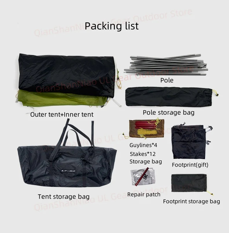 Ultralight 1 Person Camping Tent