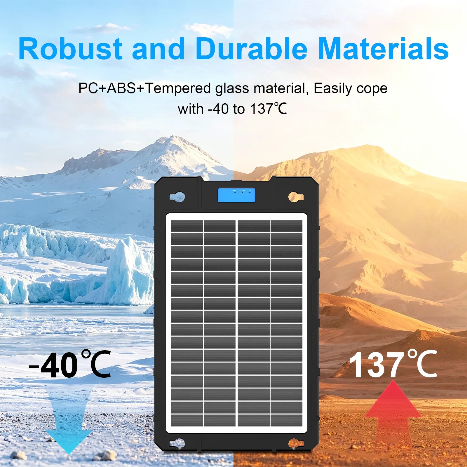 12V Solar Charger for Car Motorcycle Boat RV Batteries Maintenance
