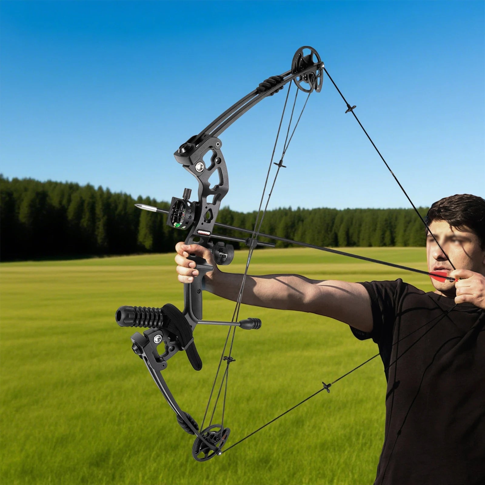 Right Handed Compound Bow Arrows Set