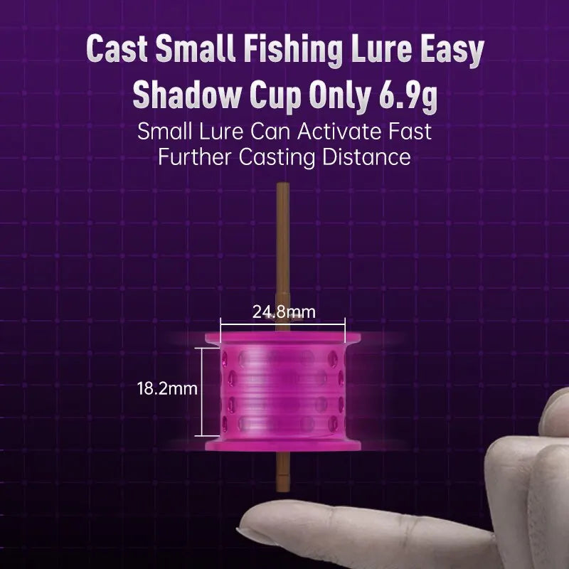 Kingdom Baitcasting Fishing Reel 135g Ultra Light