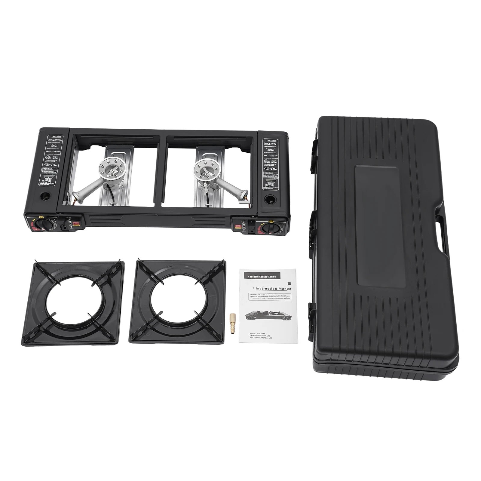 2 Burners Portable Camping Stove,