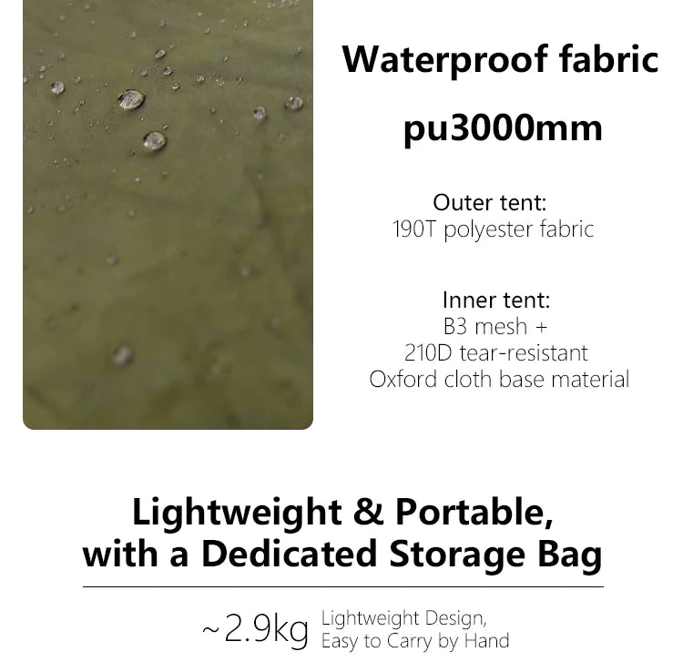 Single Person Camping Cot Tent