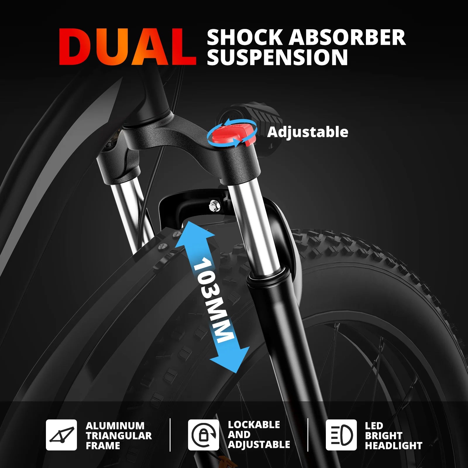Electric Bike   48V 15AH  Mountain Bike 31mph