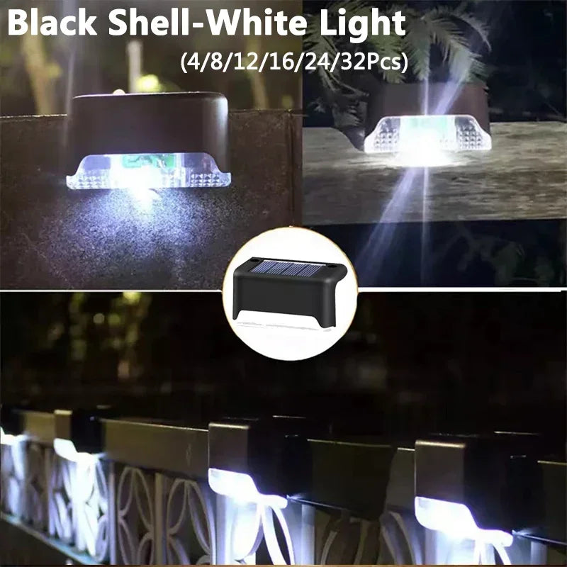 32/24/16/12/8/4Pcs Solar Deck Lights Outdoor
