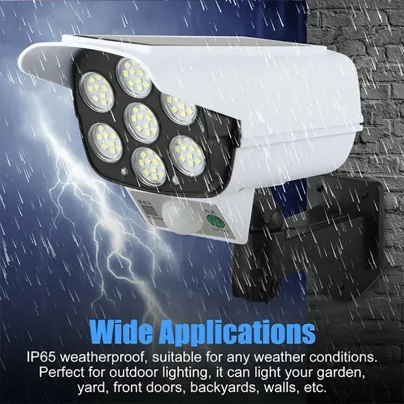 Solar Light  Dummy Camera Motion Sensor  outdoors