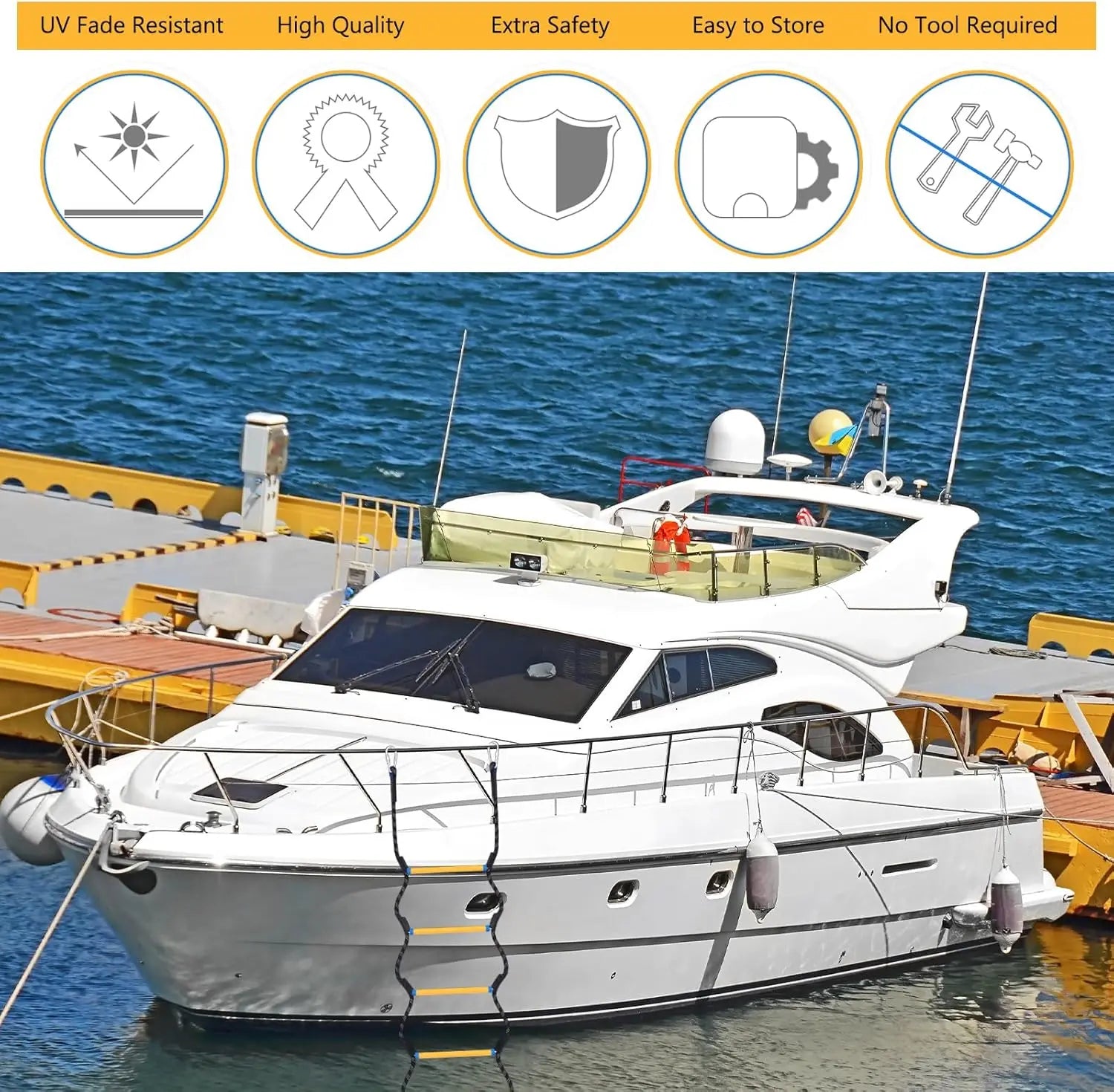 Marine Rope Portable Ladder