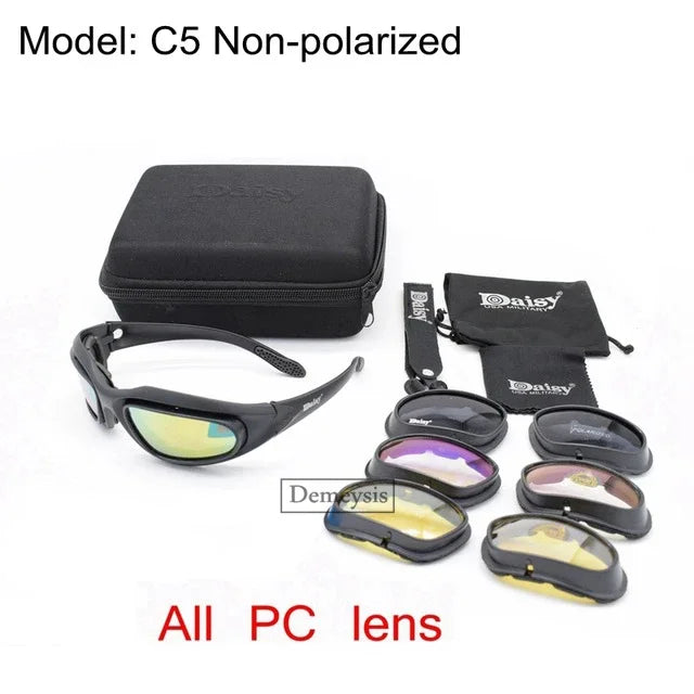 Tactical Polarized Glasses Outdoor Sport Goggles Sunglasses