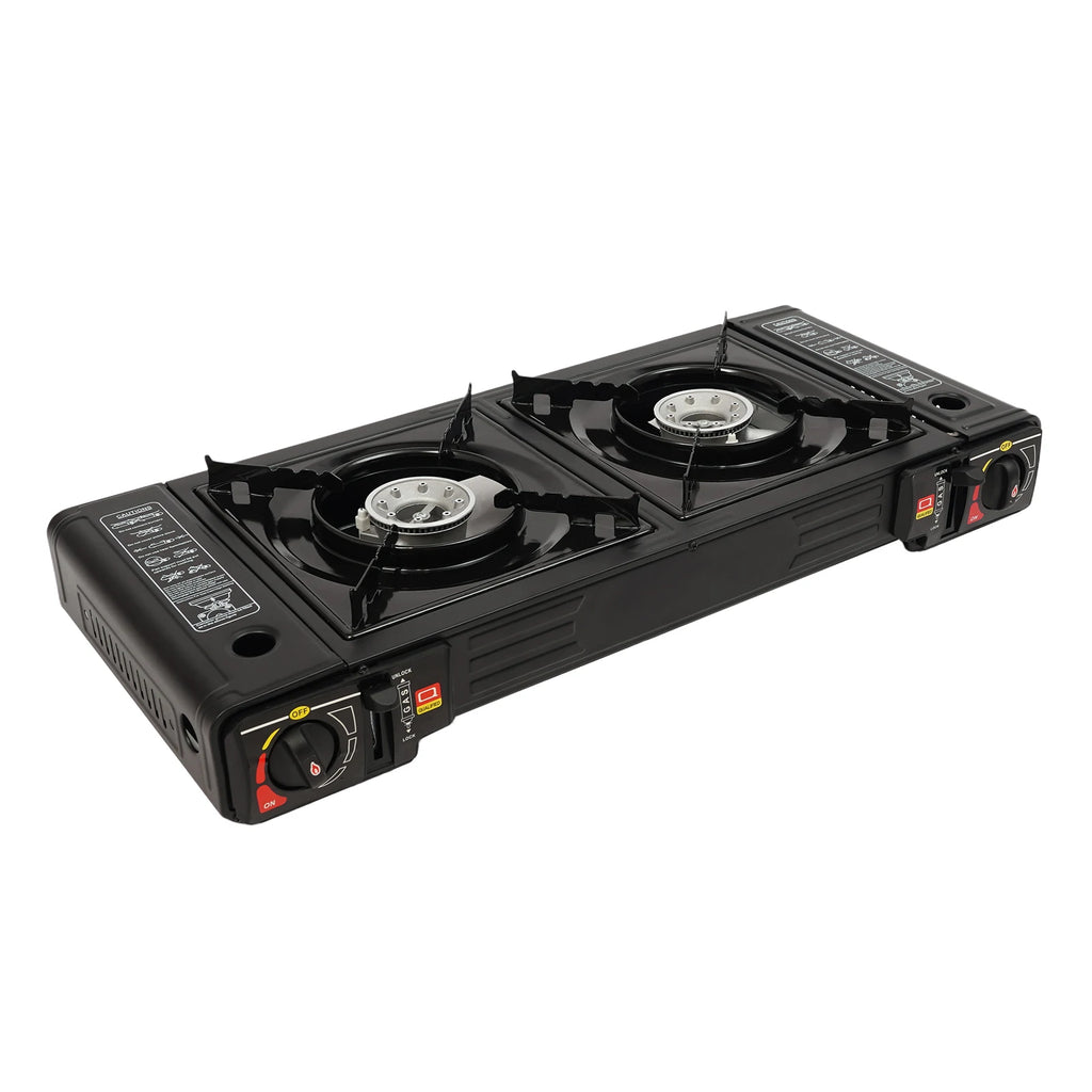 2 Burners Portable Camping Stove,
