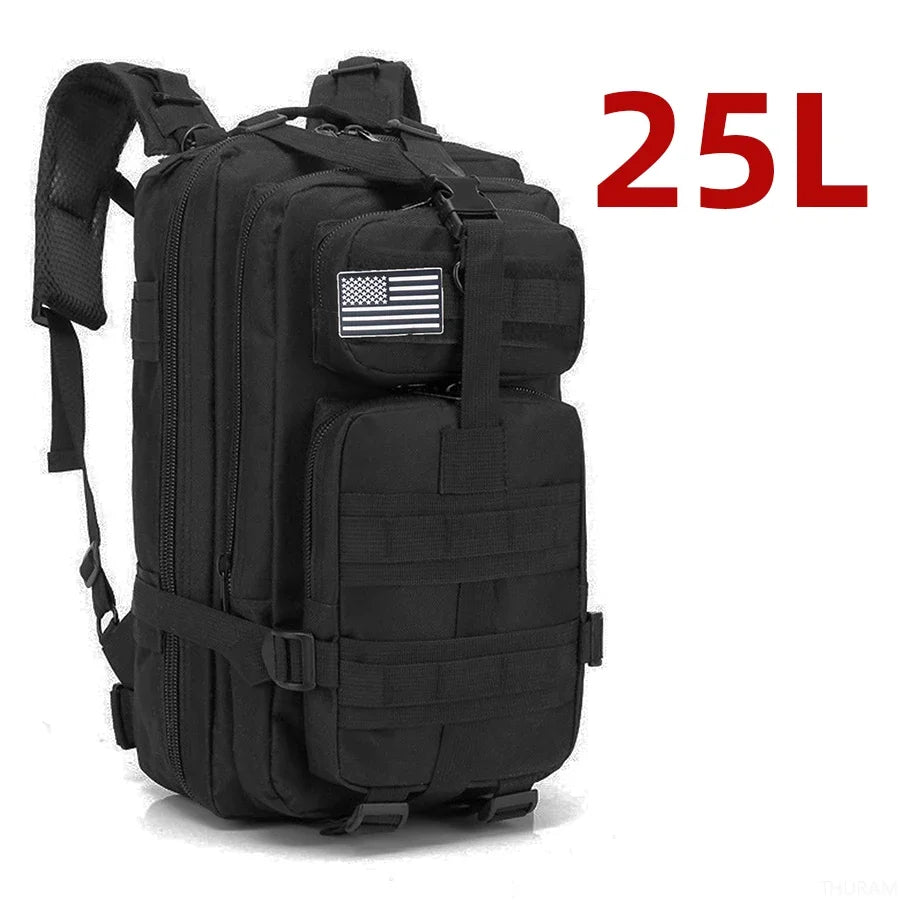 25L/50L  Nylon Waterproof  Backpack Outdoor Rucksacks