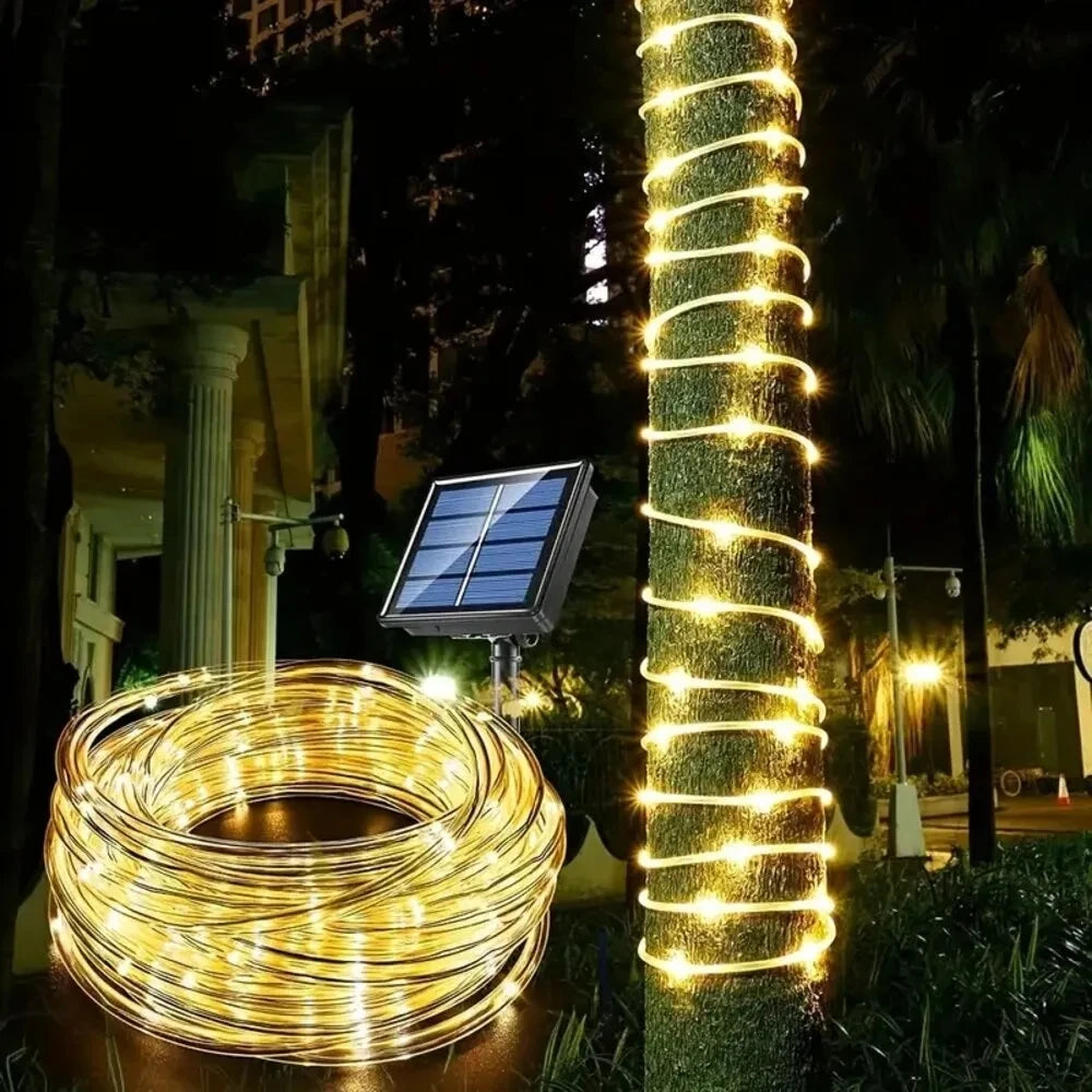 Outdoor Solar Tube Rope Led Light colored