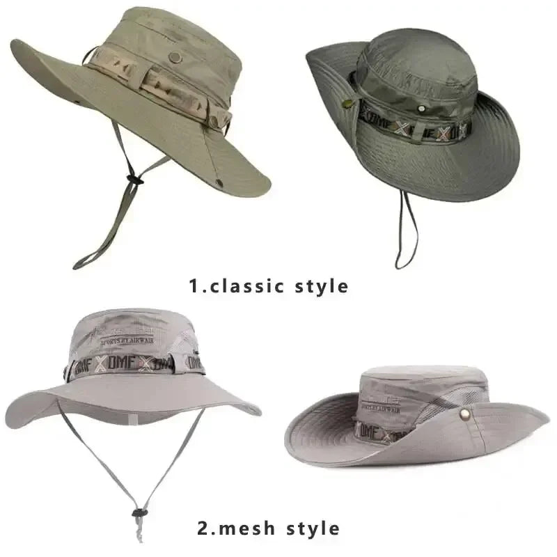 Wide Brim Men Hiking Hat