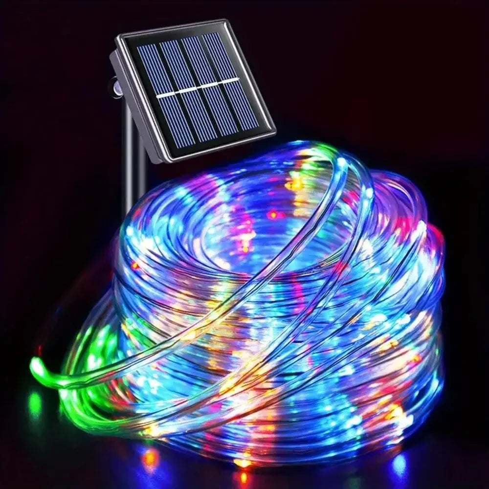 Outdoor Solar Tube Rope Led Light colored